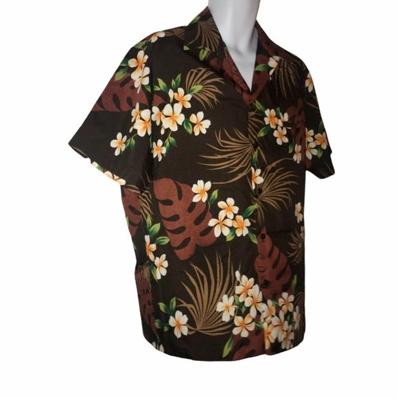 Hilo Hattie Lightweight Floral Hawaiian Shirt L - Picture 4 of 8